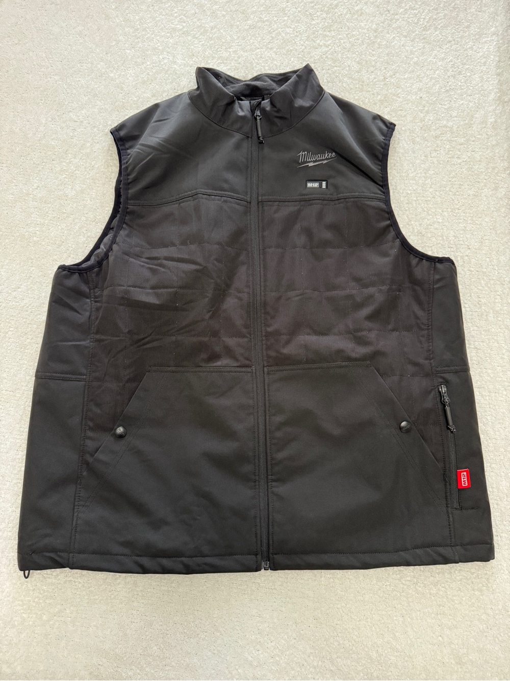 Milwaukee Men's Heated Gear M12 AXIS Black Vest - Vest Only